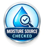 Moisture Source Checked